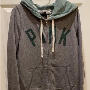 PINK MSU Zip Up
